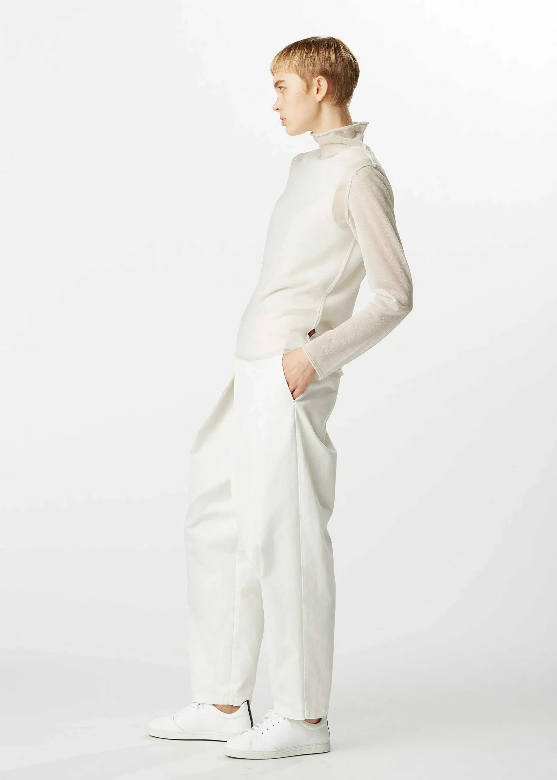 ISSEY MIYAKE Pants|Chino Stretch Bottom
