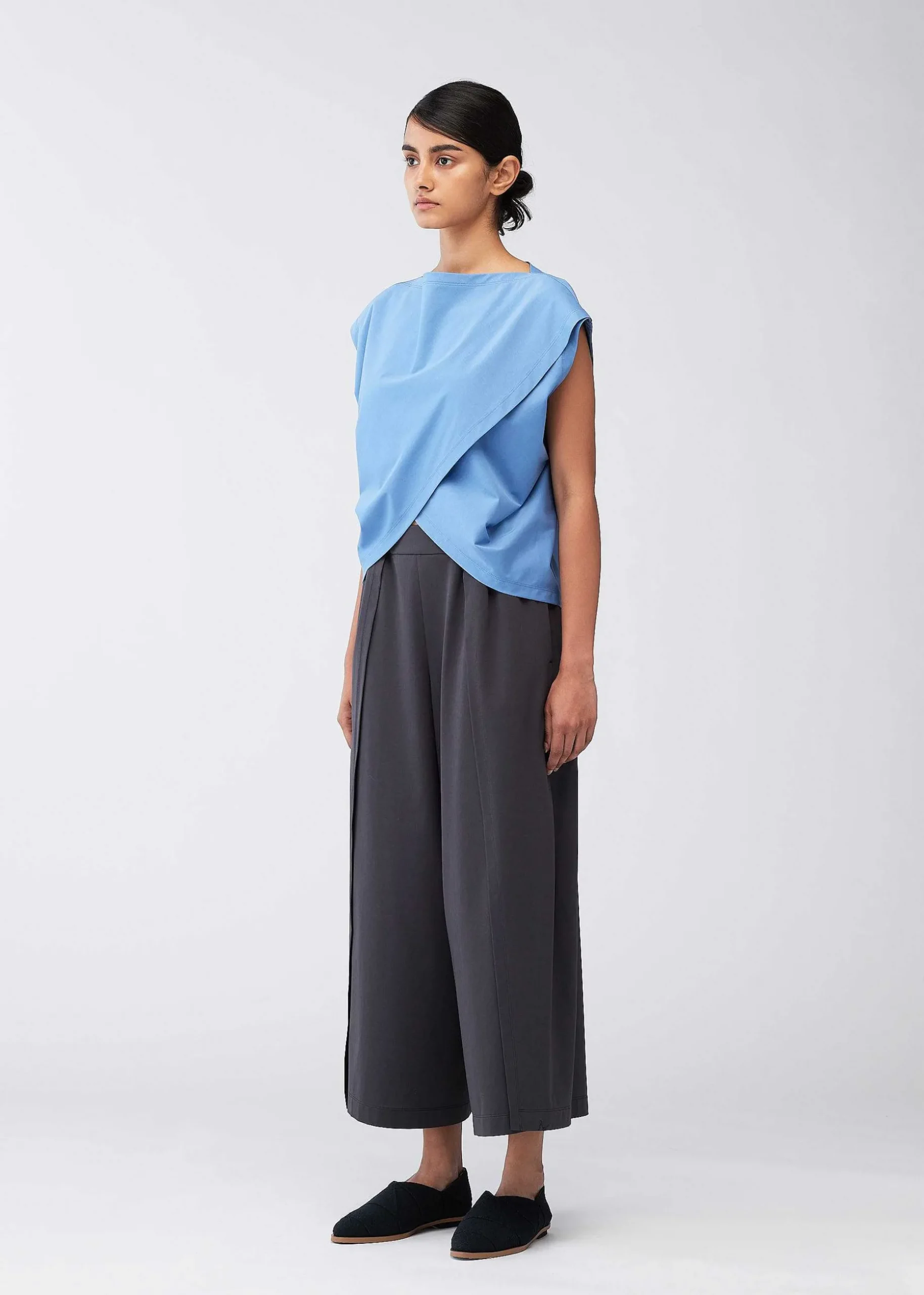 ISSEY MIYAKE Top|Crosscut Jersey