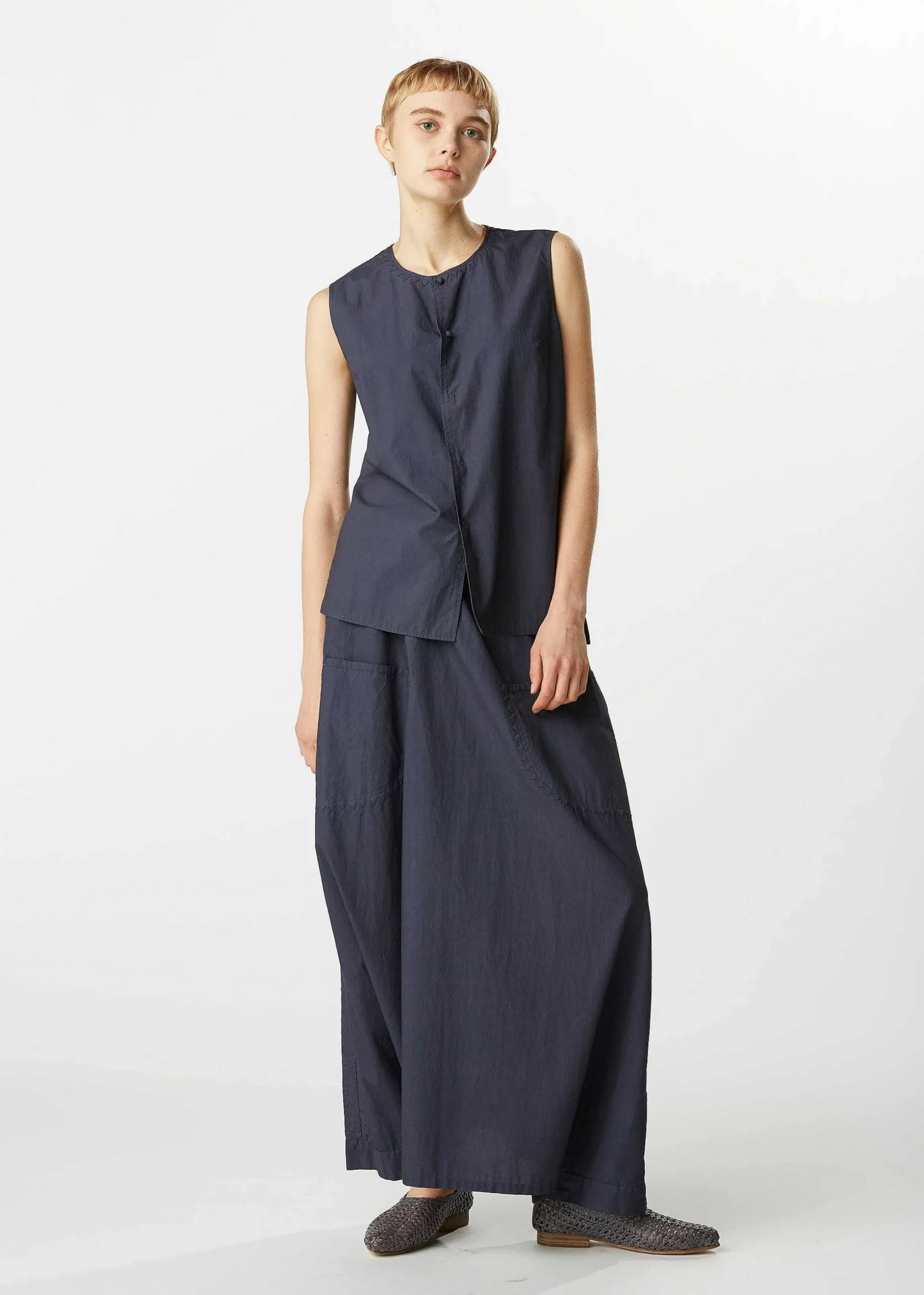 ISSEY MIYAKE Top|Curved Kangri