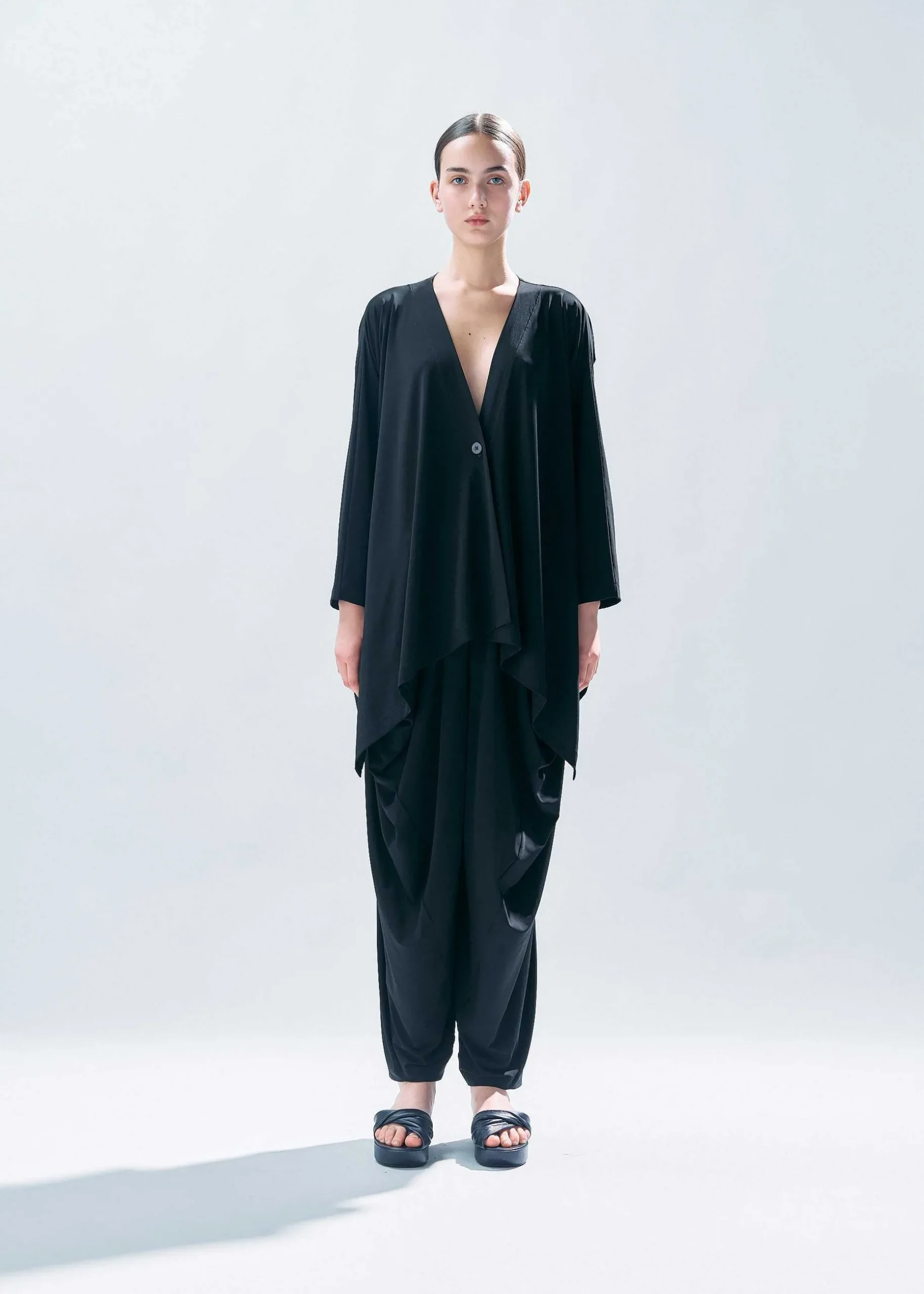 ISSEY MIYAKE Pants|Drape Jersey-46