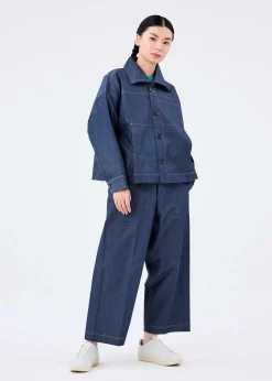 ISSEY MIYAKE Jackets & Blazers|Flat Denim