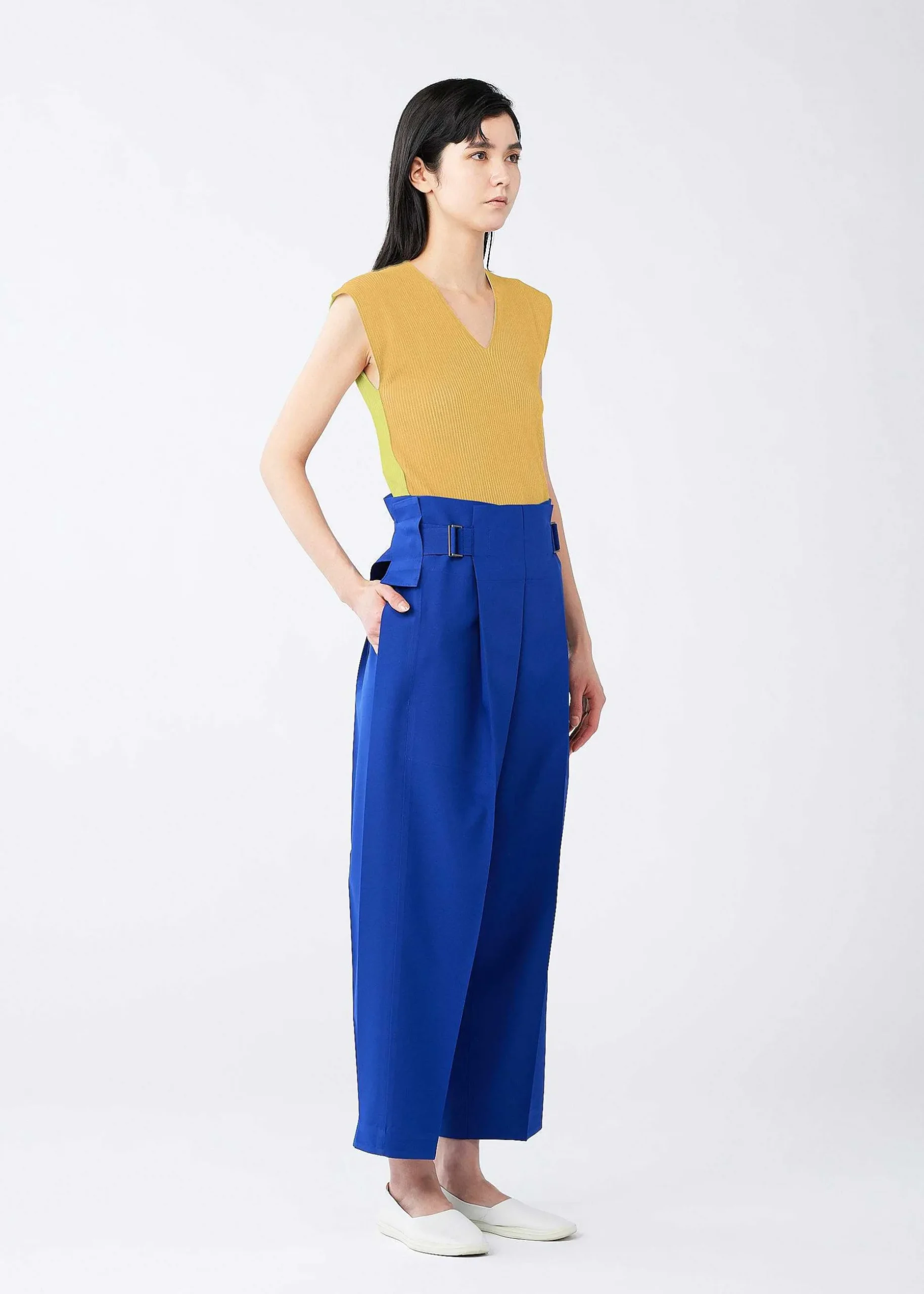 ISSEY MIYAKE Pants|Flat Tuck