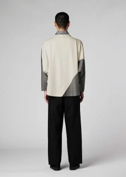 ISSEY MIYAKE Top|Geometry Jersey Stitch 1