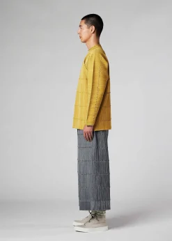ISSEY MIYAKE Top|Kasuri Knit