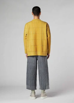 ISSEY MIYAKE Top|Kasuri Knit