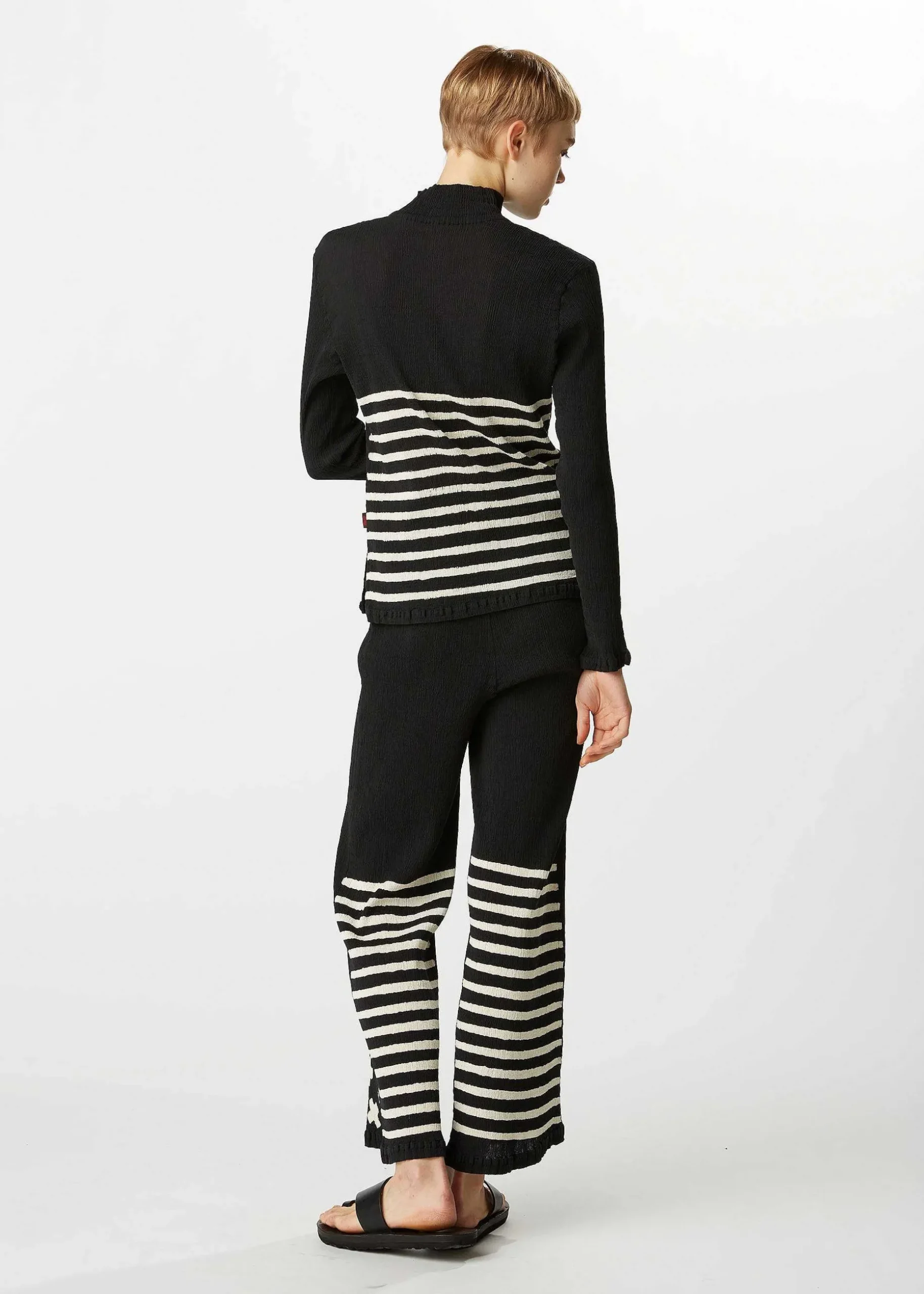 ISSEY MIYAKE Pants|Kyo Chijimi Cross Border