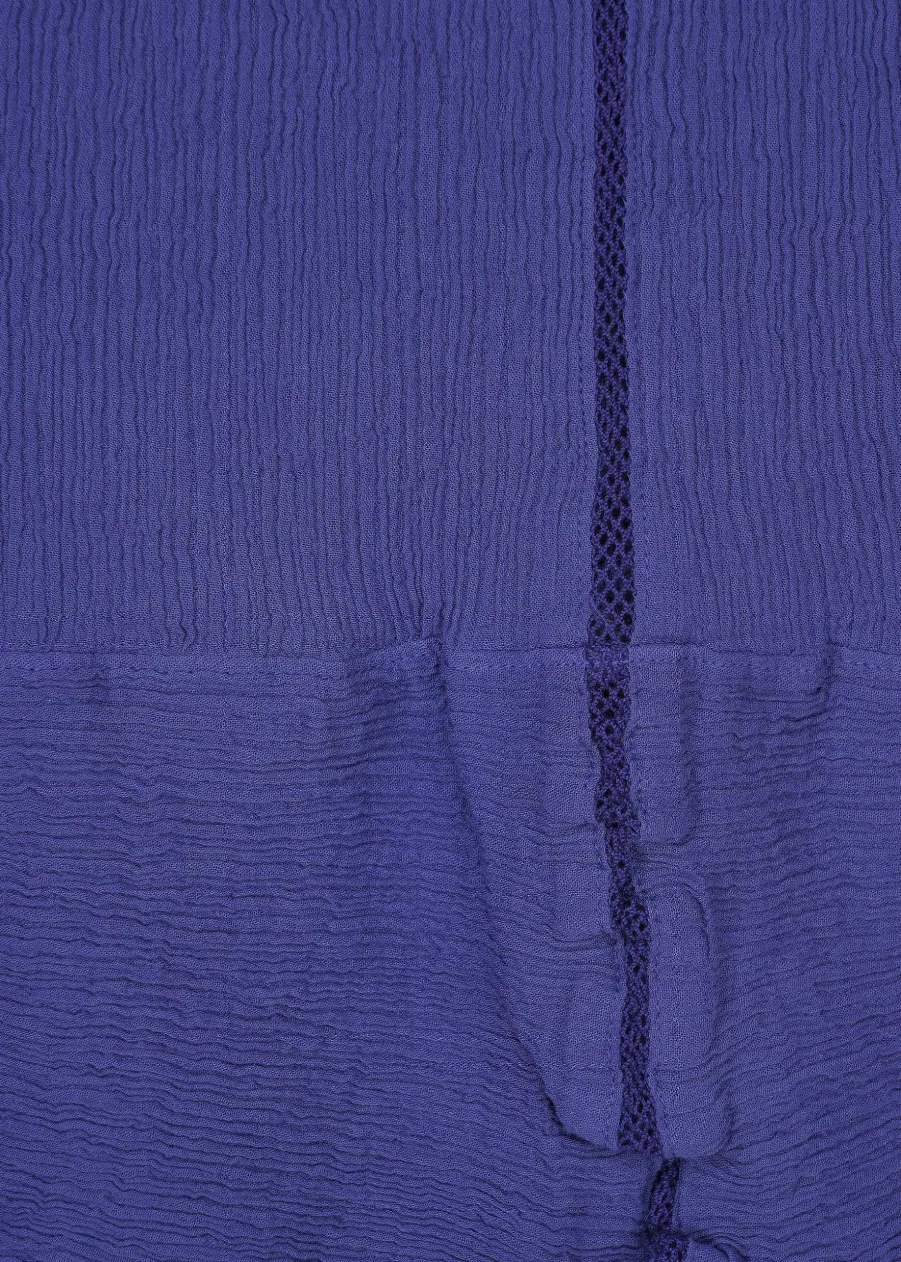 ISSEY MIYAKE Top|Kyo Chijimi Mesh Stripe