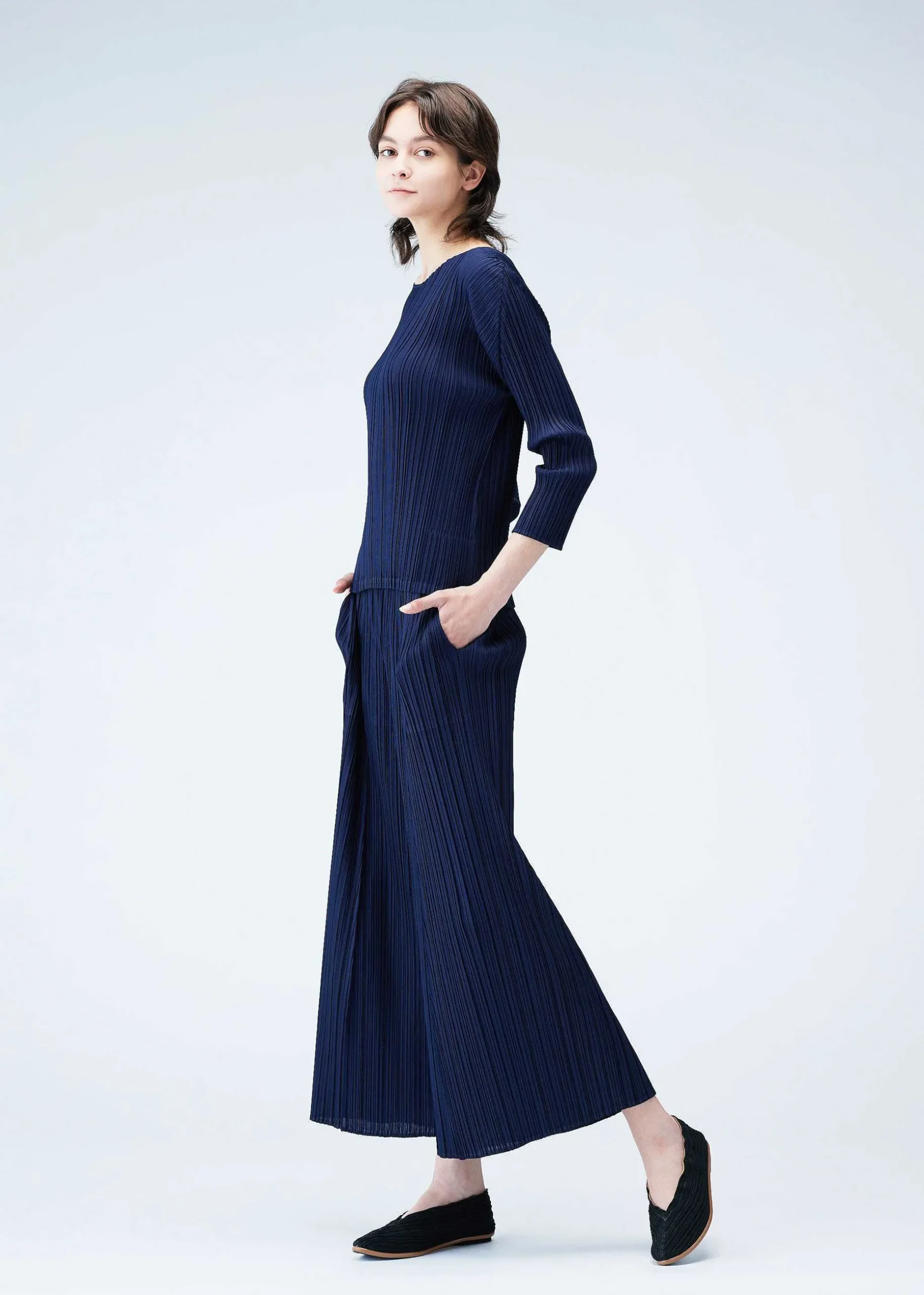 ISSEY MIYAKE Pants|Mellow Pleats