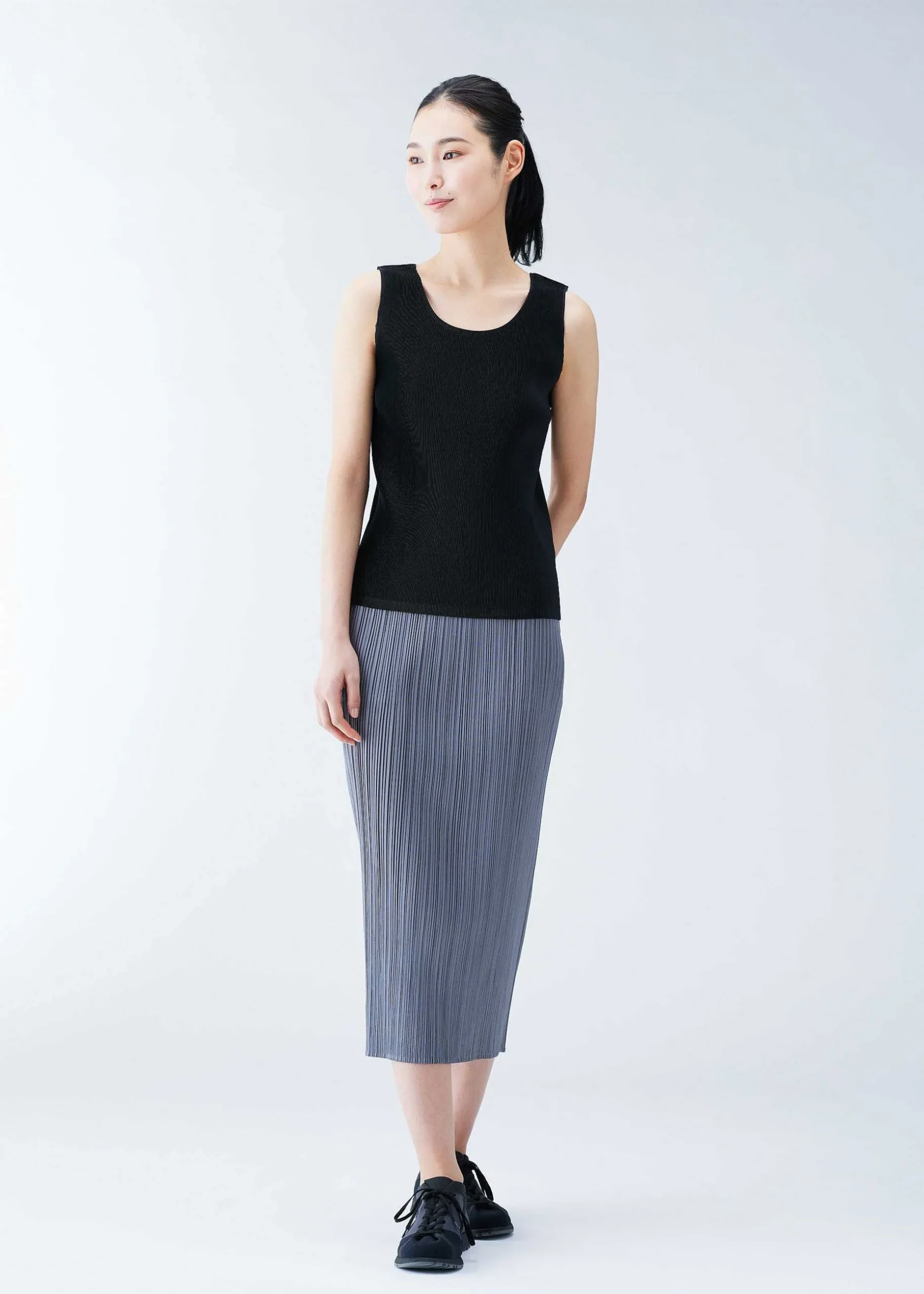 ISSEY MIYAKE Top|Mist Basics Light Gray