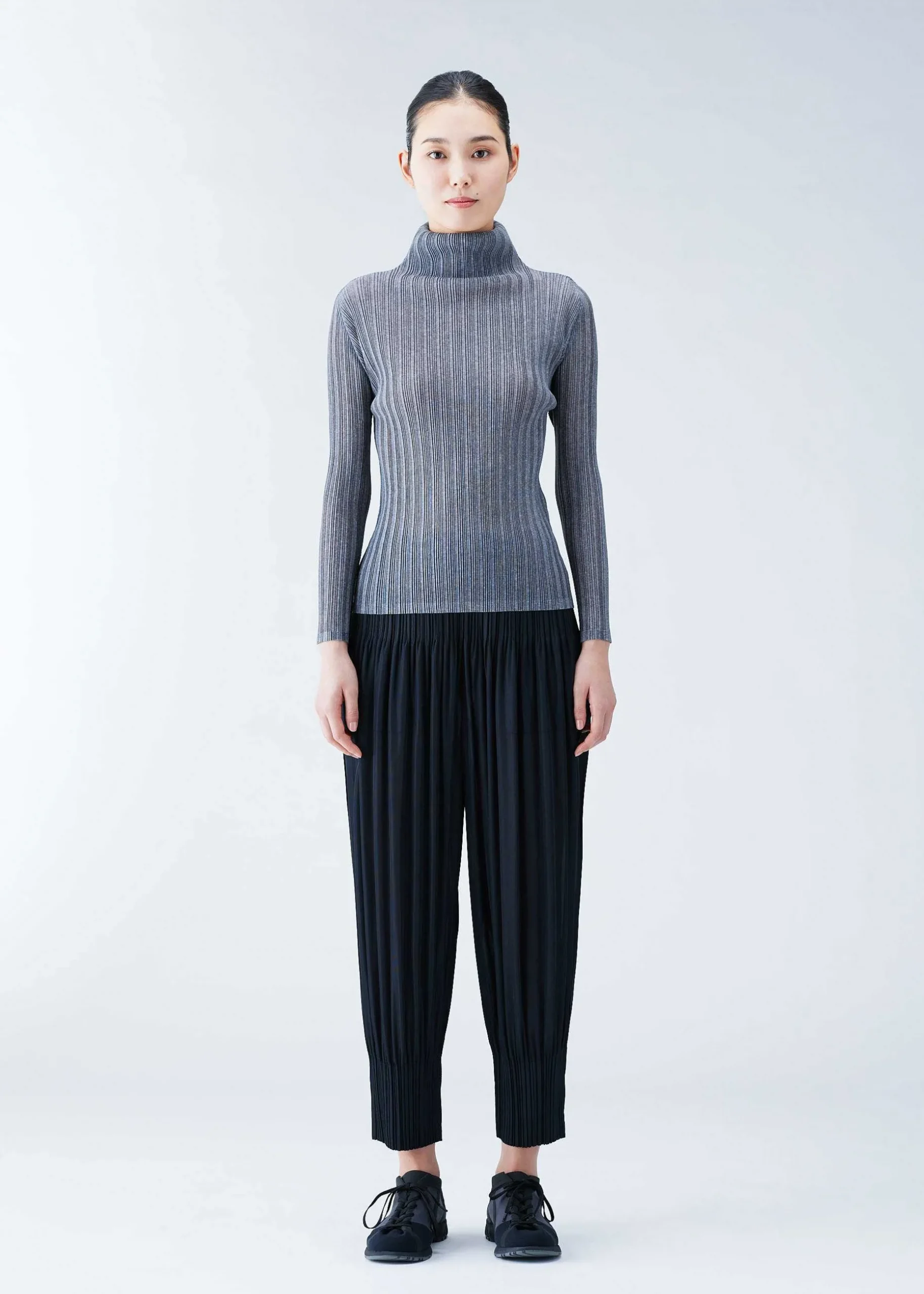 ISSEY MIYAKE Top|Rib Pleats Basics
