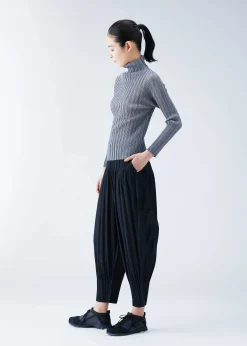 ISSEY MIYAKE Top|Rib Pleats Basics Light Gray