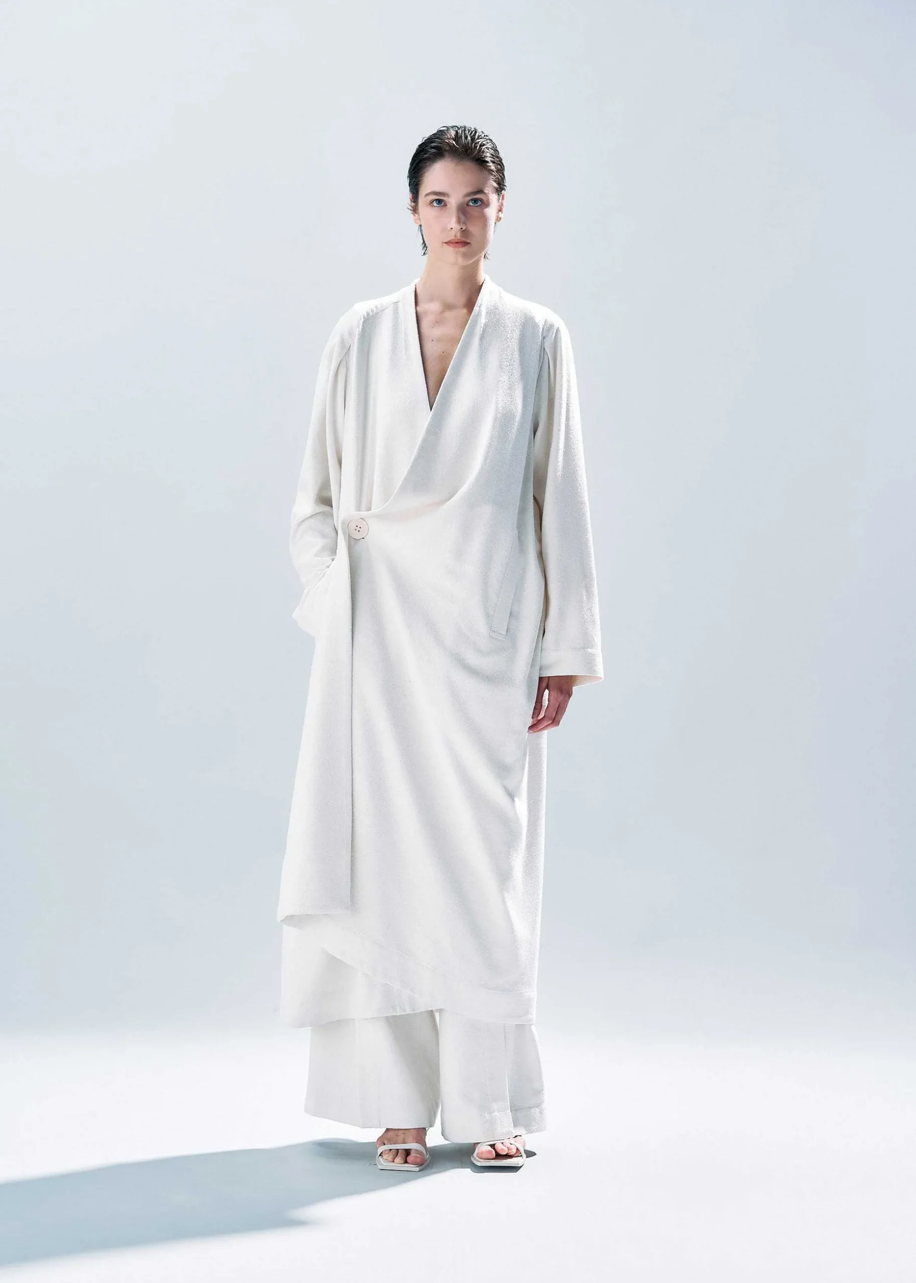 ISSEY MIYAKE Pants|Rustic Silk