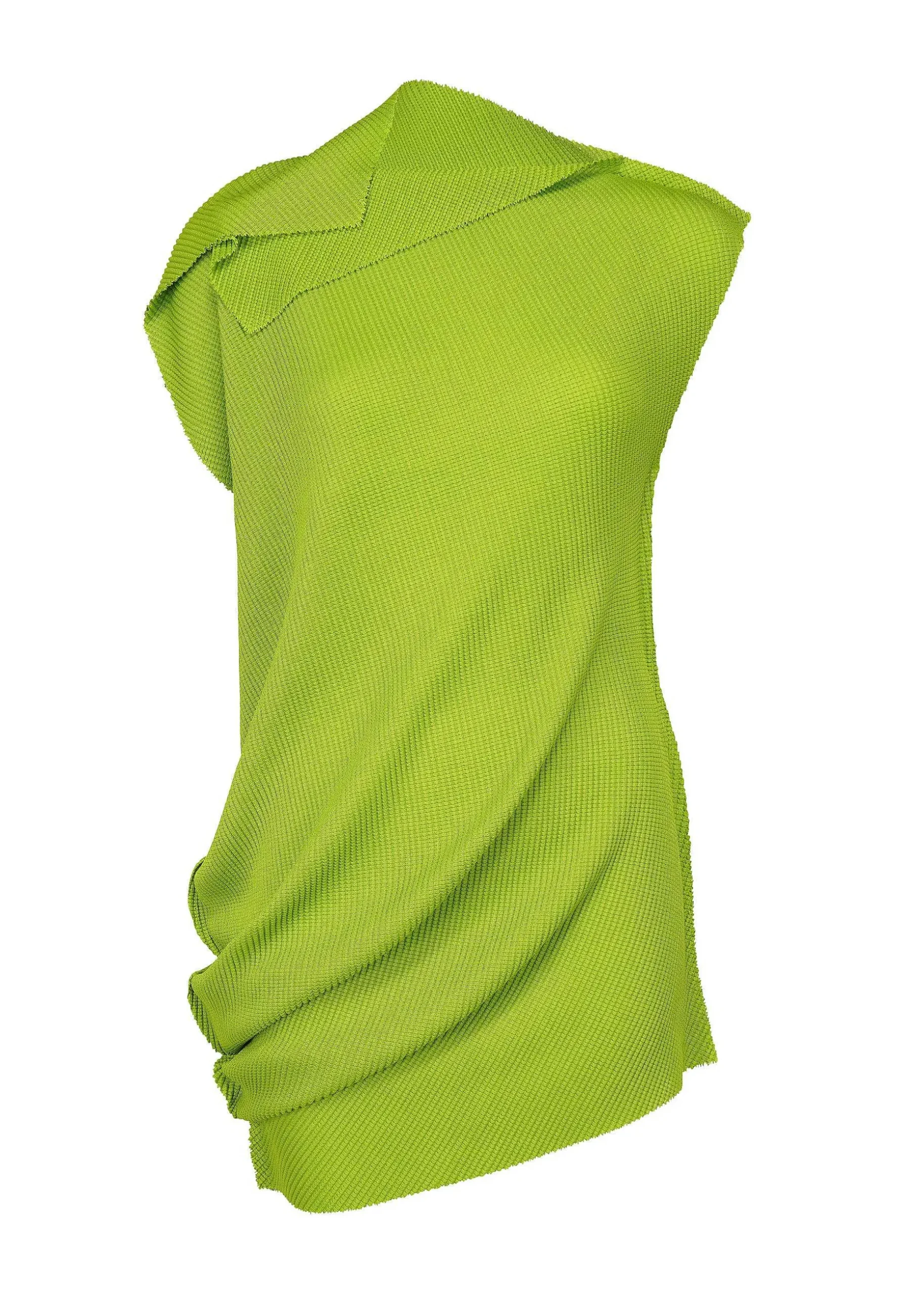 ISSEY MIYAKE Top|Sector Knit Stretch Pleats