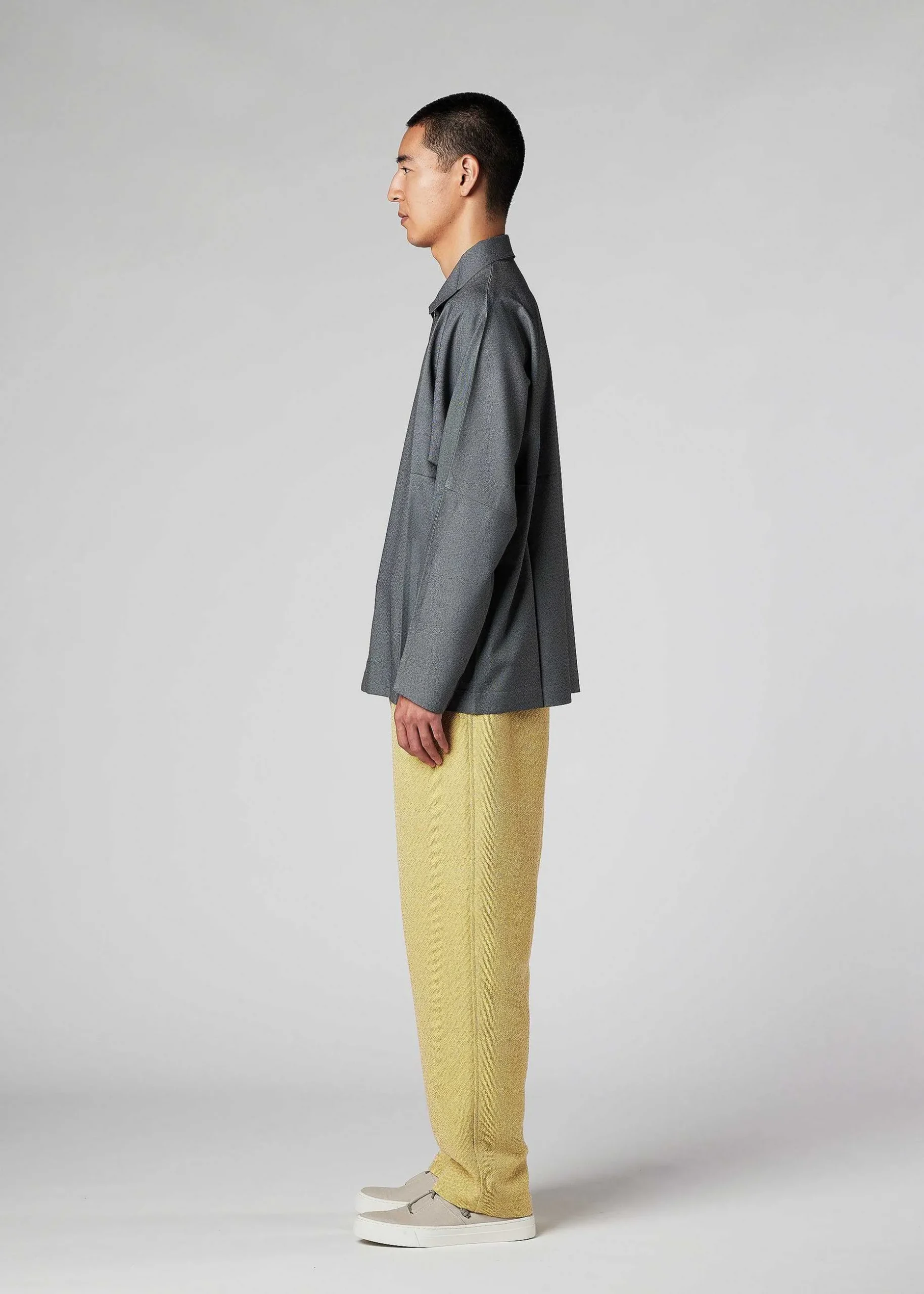 ISSEY MIYAKE Shirts|Wool Like Compact Shirt